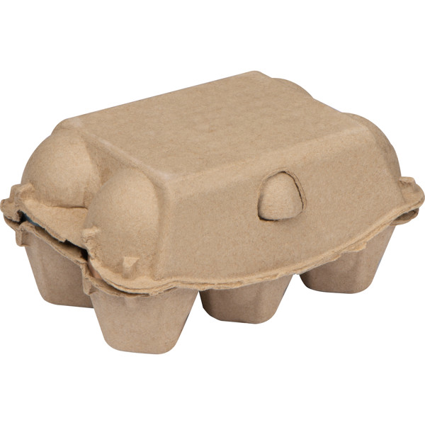 Chalk eggs in cardboard box GIZELA - Beige