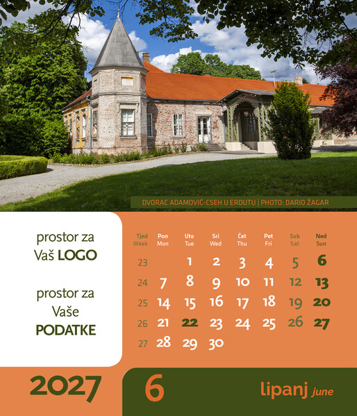 Stolni CD kalendar – Dvorci i utvrde