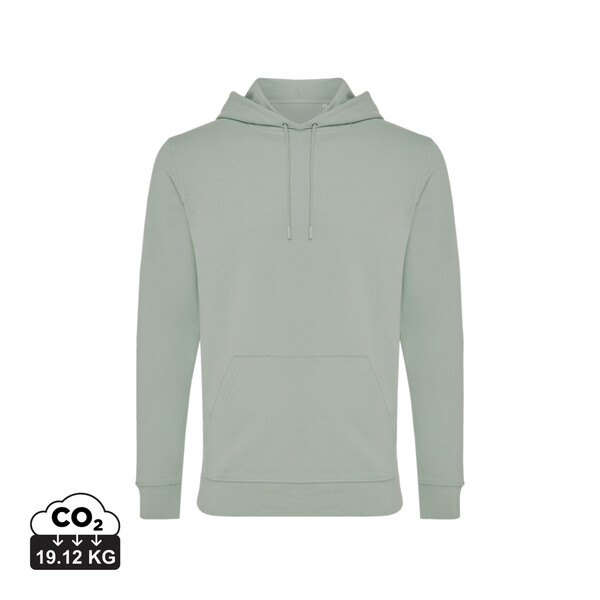 Mikina s kapucí Iqoniq Jasper z recykl. bavlny - Iceberg Green / XXL