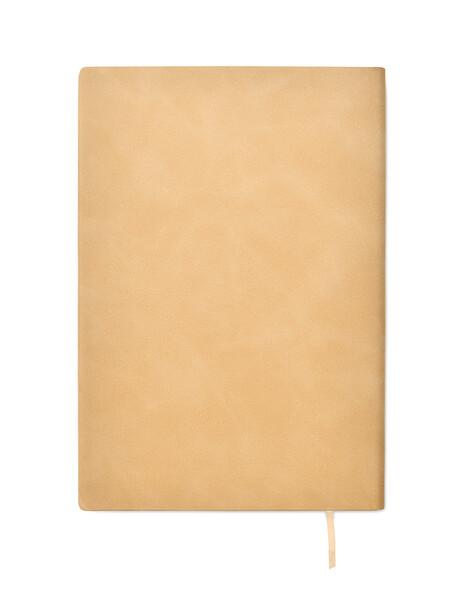 A5 notebook in smokey PU Tintray - Beige