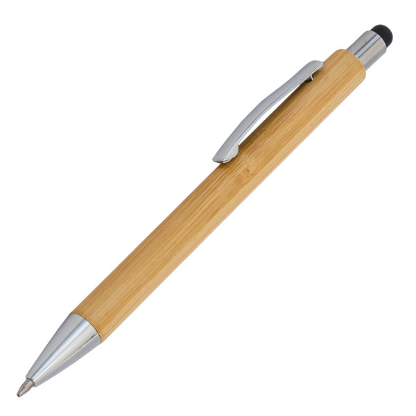 Pelak bamboo pen and torch keychain in a gift box