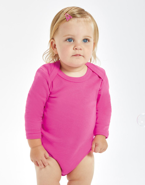 Baby Long Sleeve Bodysuit - Organic Natural / 0-3
