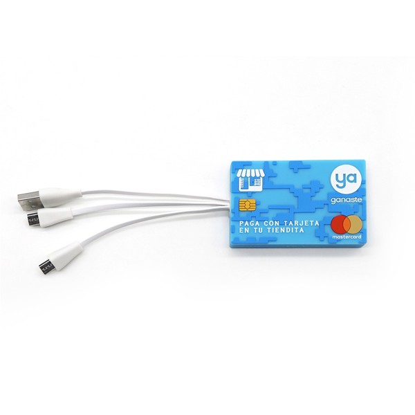 Cable 3in1 with 3D logo - PANTONE