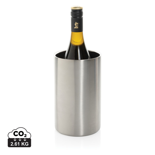 Vino Weinkühler aus RCS-zertifiziert recyc. Stainless-Steel - Silber