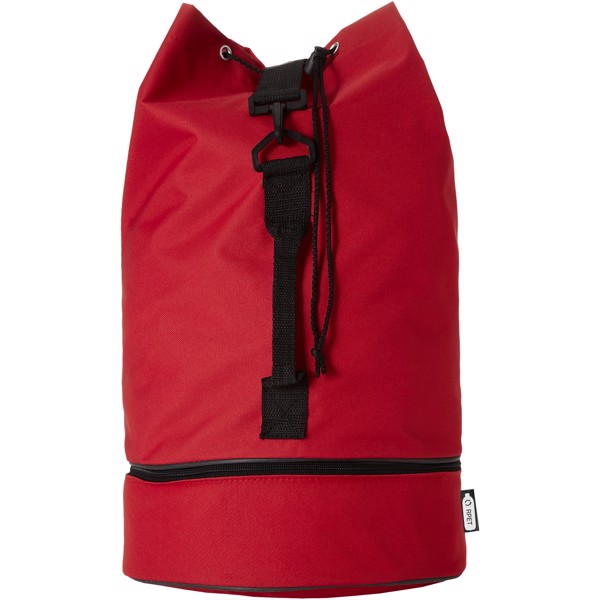 Sac marin Retrend en plastique recyclé 35L - Rouge