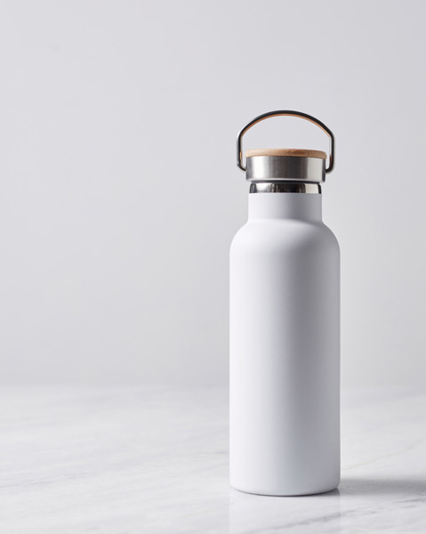 Vinga Miles vacuum thermos bottle, 500 ml - White