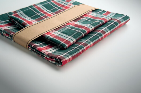 Chequer cotton tablecloth set Santable