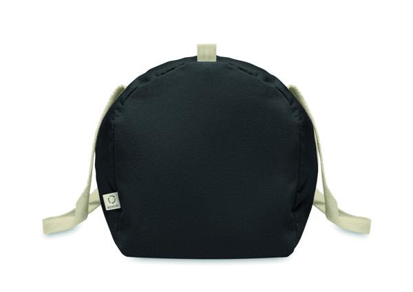 Sinn športna torba 320g/m² recikliran bombaž, 50x25x25cm - Črna