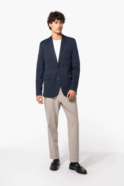 Men’S Knit Jacket - Light Grey Heather / 66