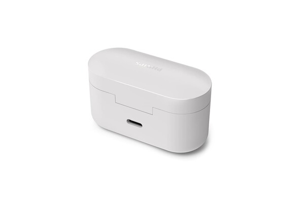 Philips TAT3509 Noise Cancelling-høretelefoner, 24 timers spilletid. - Hvid