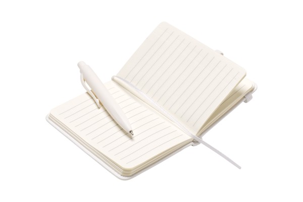 Purenote Set Zápisník A7 S Propiskou - White