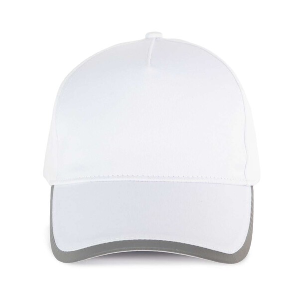 5-Panel Polyester Cap - White