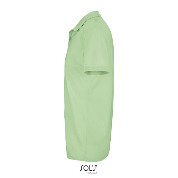 PLANET MEN POLO ORGANIC 170 - Frozen Green / XXL