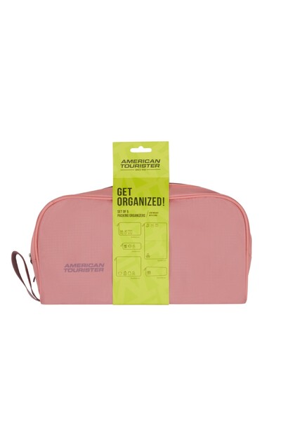 American Tourister - Ta Packing Organizers 5Pcs - Pink/Mauve