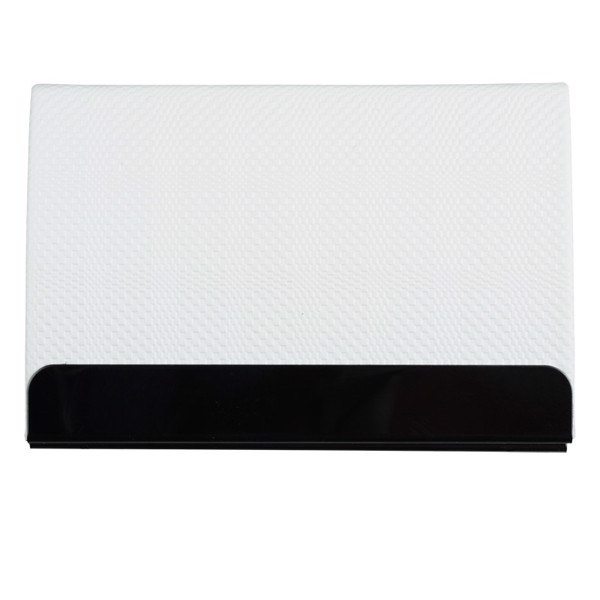 Emboss business card holder - White