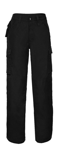 Heavy Duty Workwear Trouser Length 32" - Black / 28" (71CM)