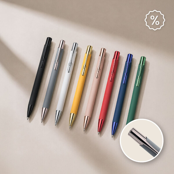 Esferográfica de Metal - branco