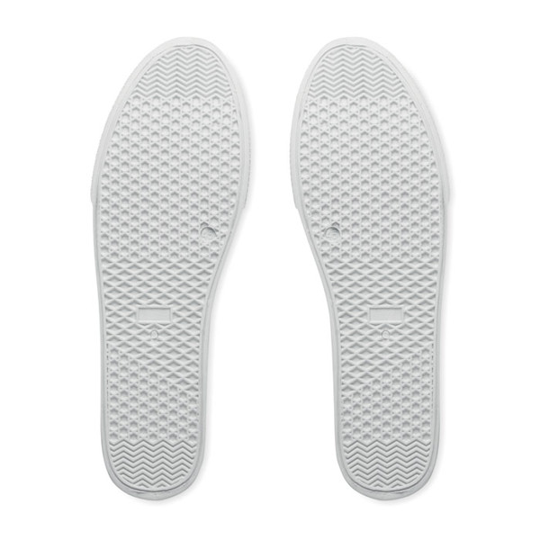 Baskets en PU taille 46 Blancos