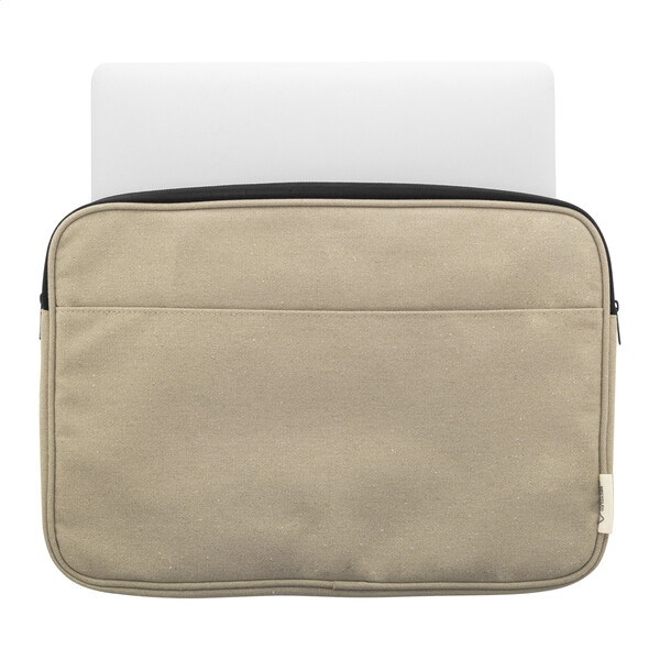 Újrahasznosított Vászon Laptoptáska Rebyss Comp - Beige