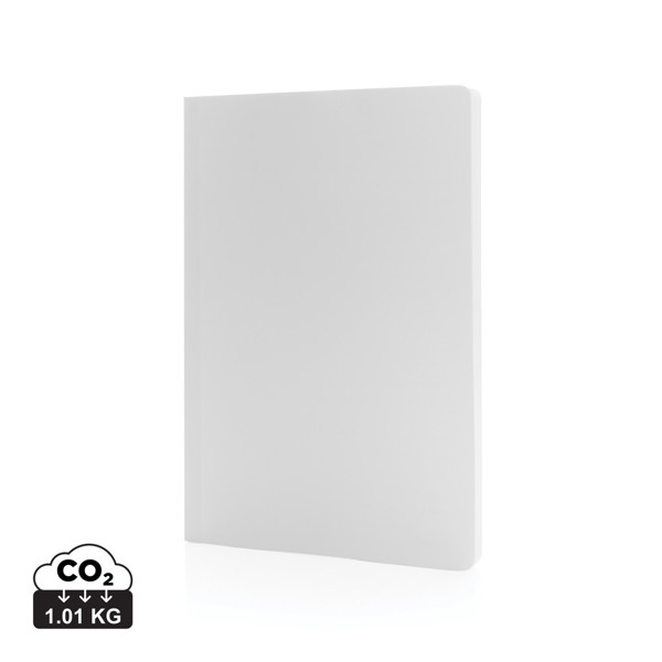 Impact softcover stone paper notebook A5 - White