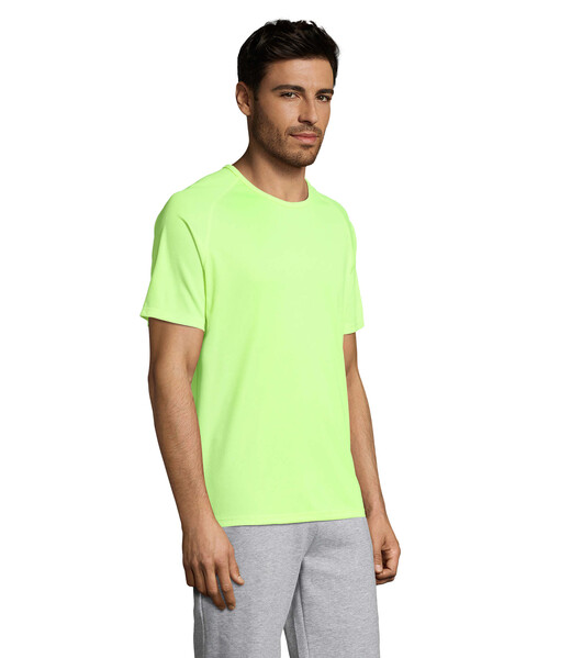 SPORTY T-shirt homem - Amarelo FluoS