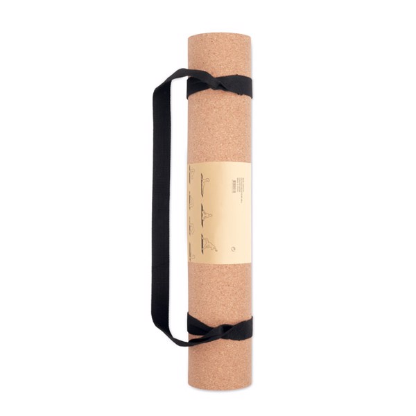 Cork yoga mat Savasana