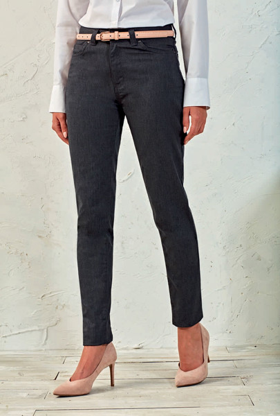 Ladies' Performance Chino Jeans - Steel / S