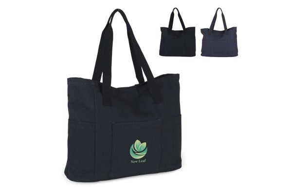 Shopping bag Recycled canvas 310g/m² 42x13x43cm - Dark Grey