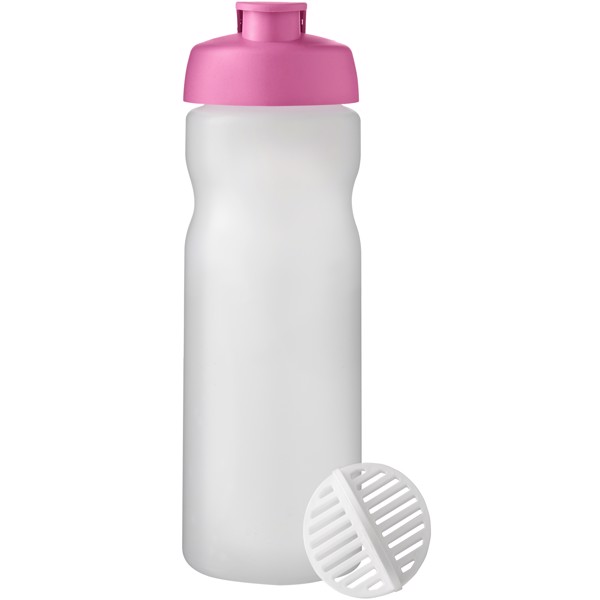 Borraccia sportiva Baseline Plus da 650 ml - Magenta / Trasparente satinato