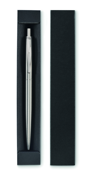 Stylo avec boîte Graz Colour - Argent Mat