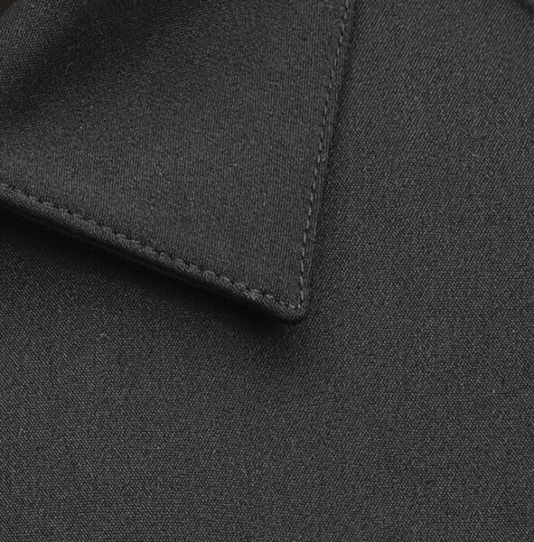 Modern Zip Overshirt Woman Black 4XL