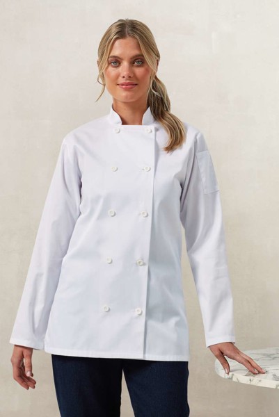 Women's Long Sleeve Chef's Jacket - XS