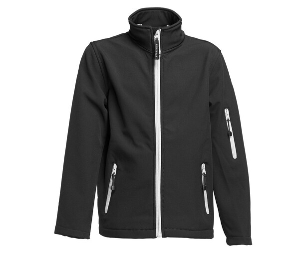 Veste Softshell enfant - BLACK / WHITE / 12/14