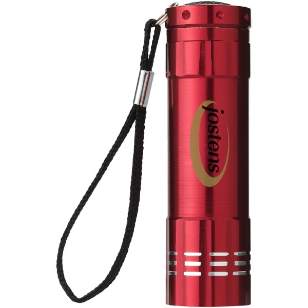 Svítilna Leonis s 9 LED - Červená s efektem námrazy