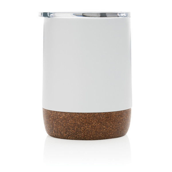 RCS Re-steel cork small vacuum coffee mug - White