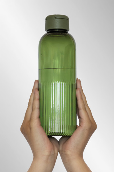 Nepropustná láhev na vodu Ripple z RCS RPET 750 ml - Zelená
