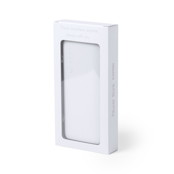 Power Bank Kaprin - Blanco