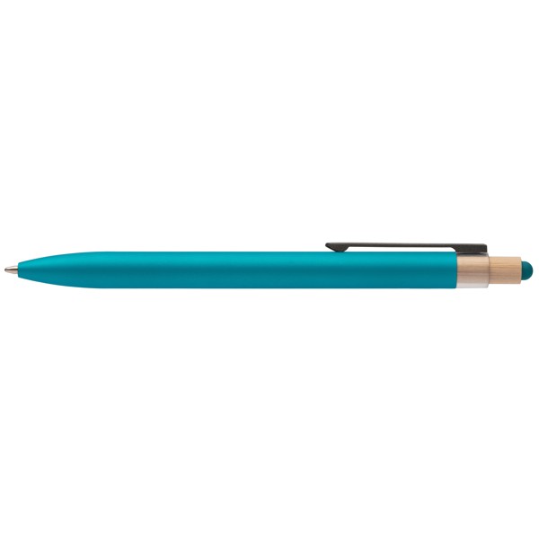 Reborn Recycled Aluminium Stylus Pen - Teal / 4 Color inkjet