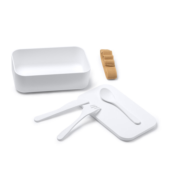 Personalised PLA lunch box 1 litre with cutlery set included