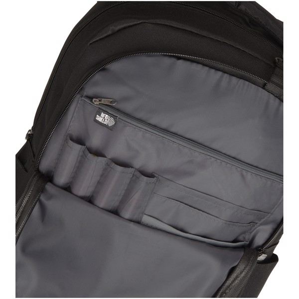 Vault RFID 15" laptop backpack 16L - Solid Black