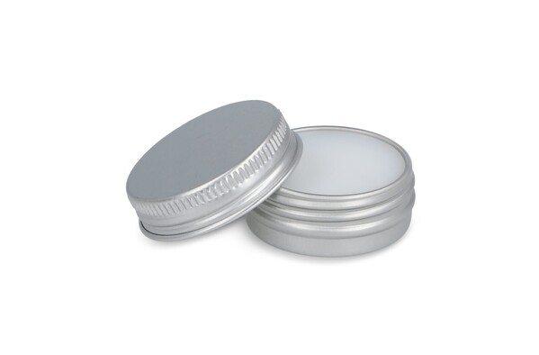 Baume à lèvre rond en boite  en aluminium recyclé
