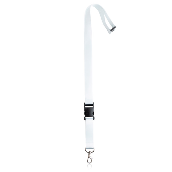 Lanyard Com Mosquetão, Fivela Clic-Clac E Fecho De Segurança