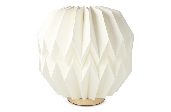 Coollux foldable Origami-inspired paper LED lamp Luna 25cm - Nature