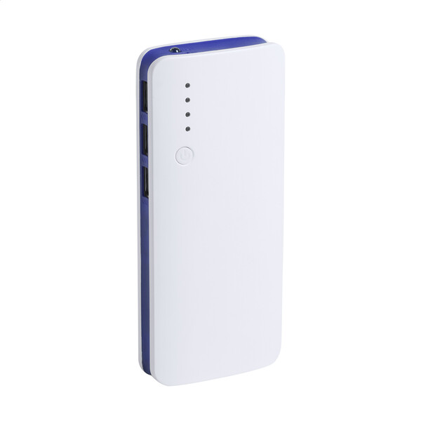 Power bank Tenak - Bleu / Blanc