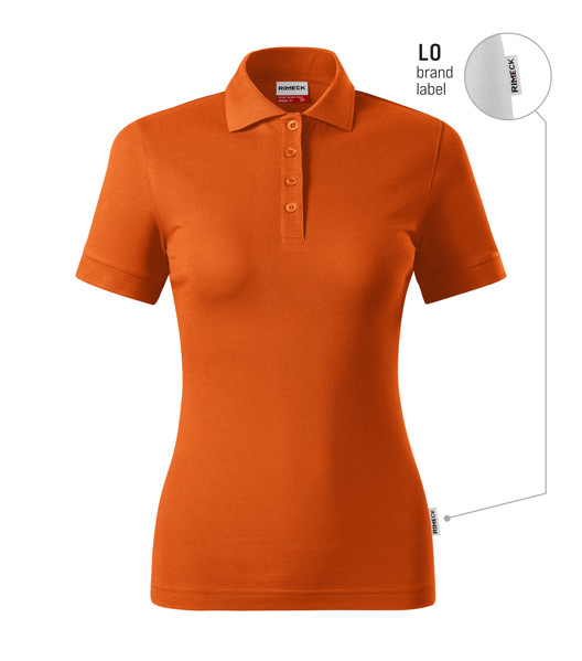 Polokošile Dámská Rimeck® Resist Heavy Polo - Oranžová 11 (Brand Label) / 3XL