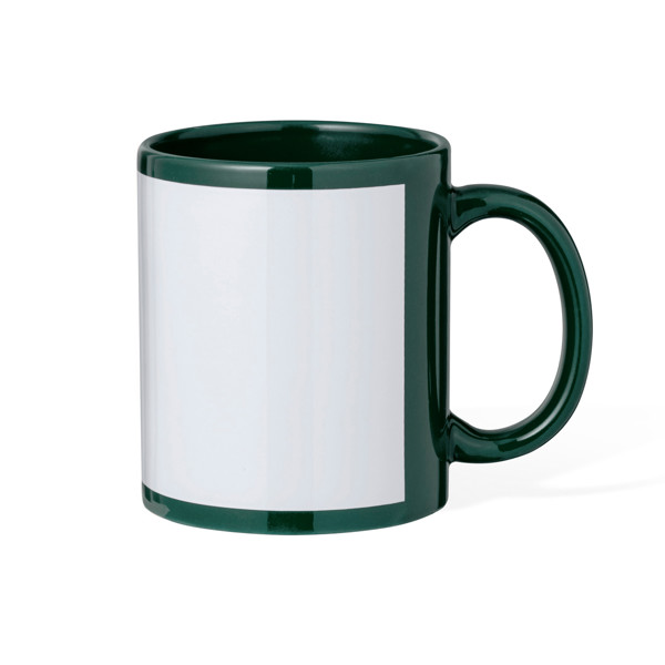 Mug sublimable en céramique effet métallisé