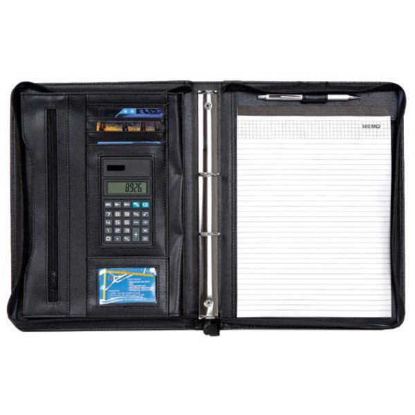 Vicenza A4 conference folder with zipper