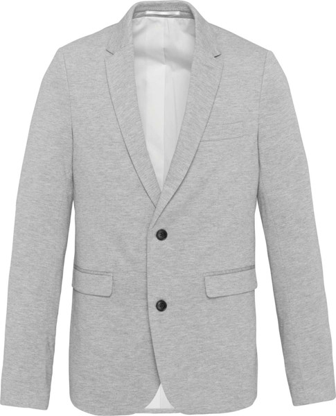 Men’S Knit Jacket - Light Grey Heather / 66