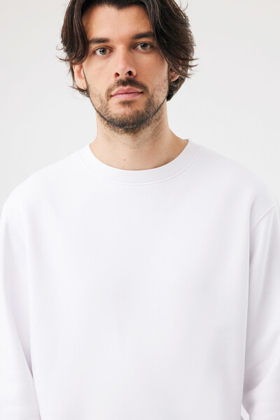 Mikina IQONIQ Torla z recyklované bavlny - Recycled White / XXL