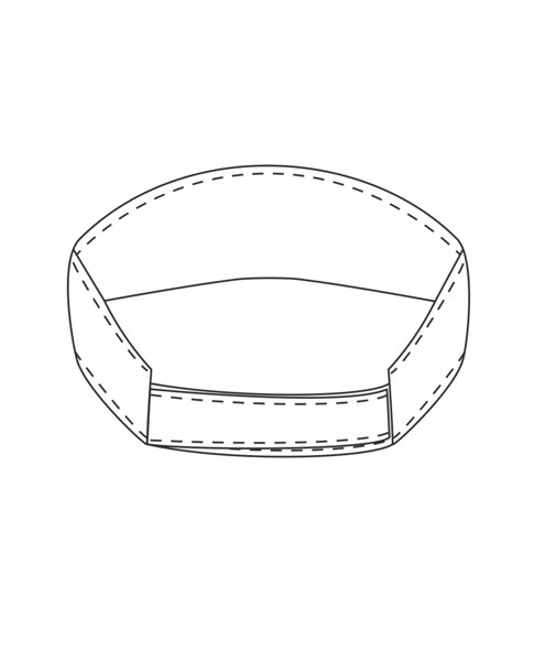 Sol's Ace - Unisex Visor - White / Black